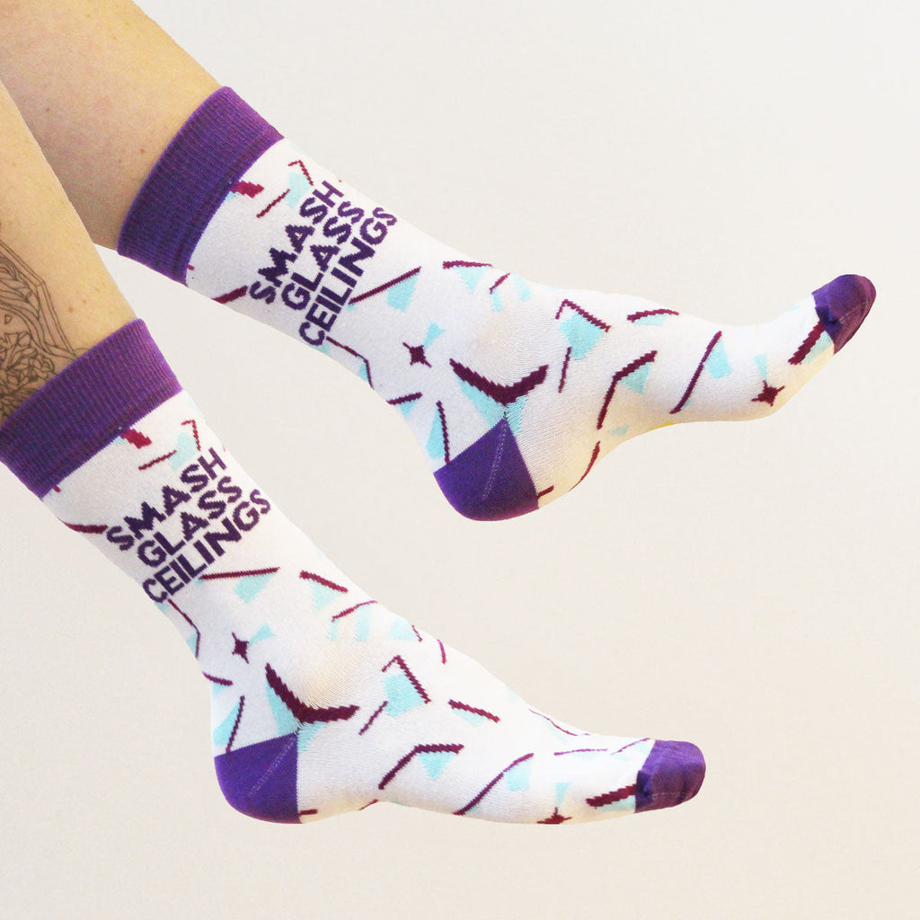 Smash Glass Ceilings Socks
