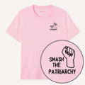 Smash The Patriarchy Embroidered T-Shirt