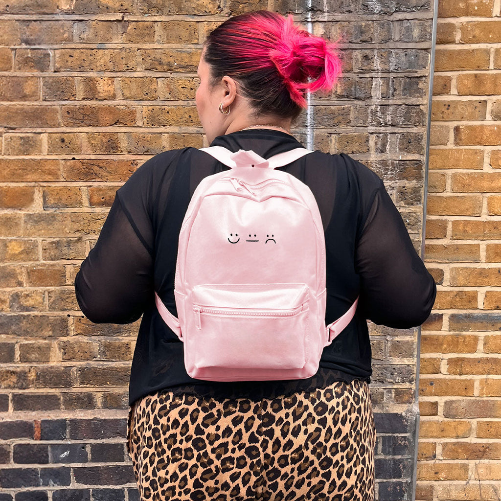 Smileys Embroidered Mini Backpack