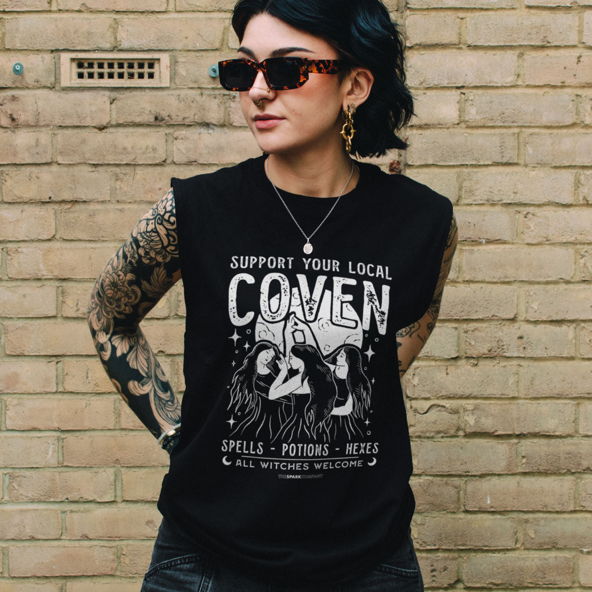 Support Your Local Coven Sleeveless T-Shirt