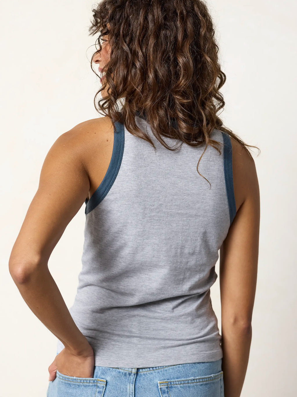 Ringer Tank Top - American Flag
