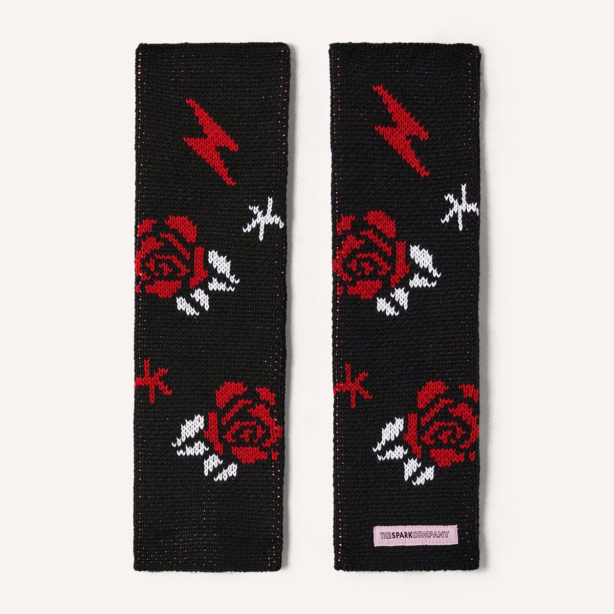 Tattoo Fingerless Wrist Warmers