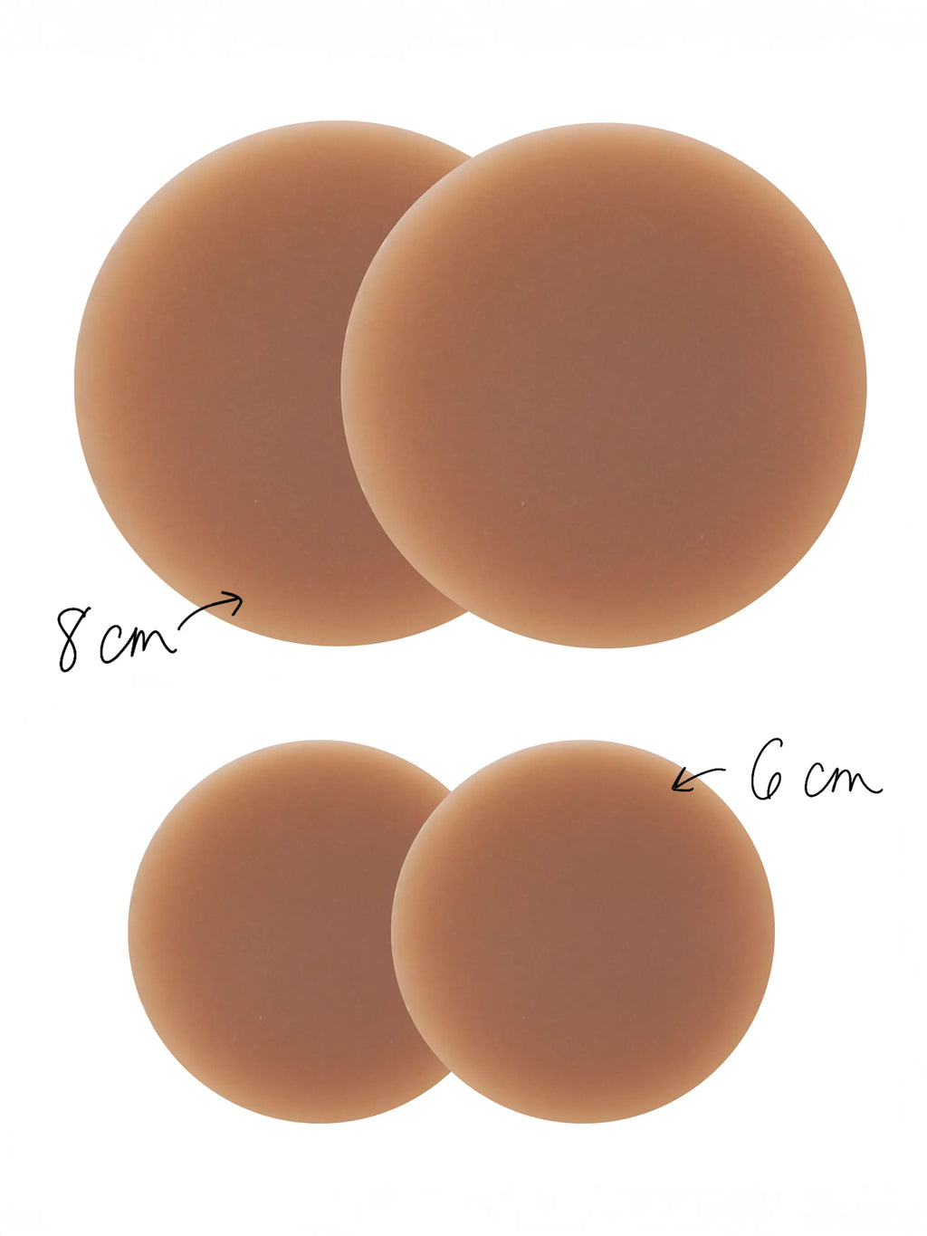 Boob-eez® x Natural Life Deluxe Duo Nipple Cover - Dark