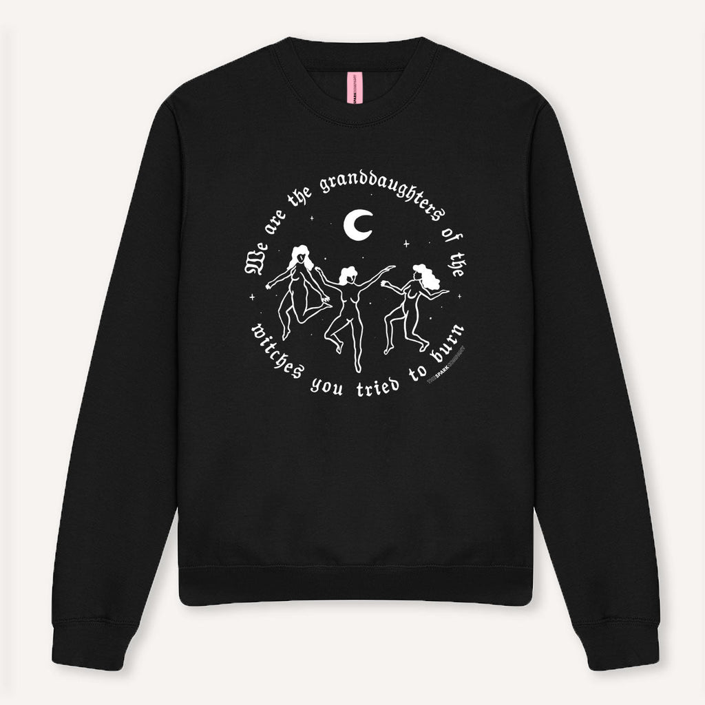 We Are The Granddaughters Of The Witches You Tried To Burn Halloween Sweatshirt