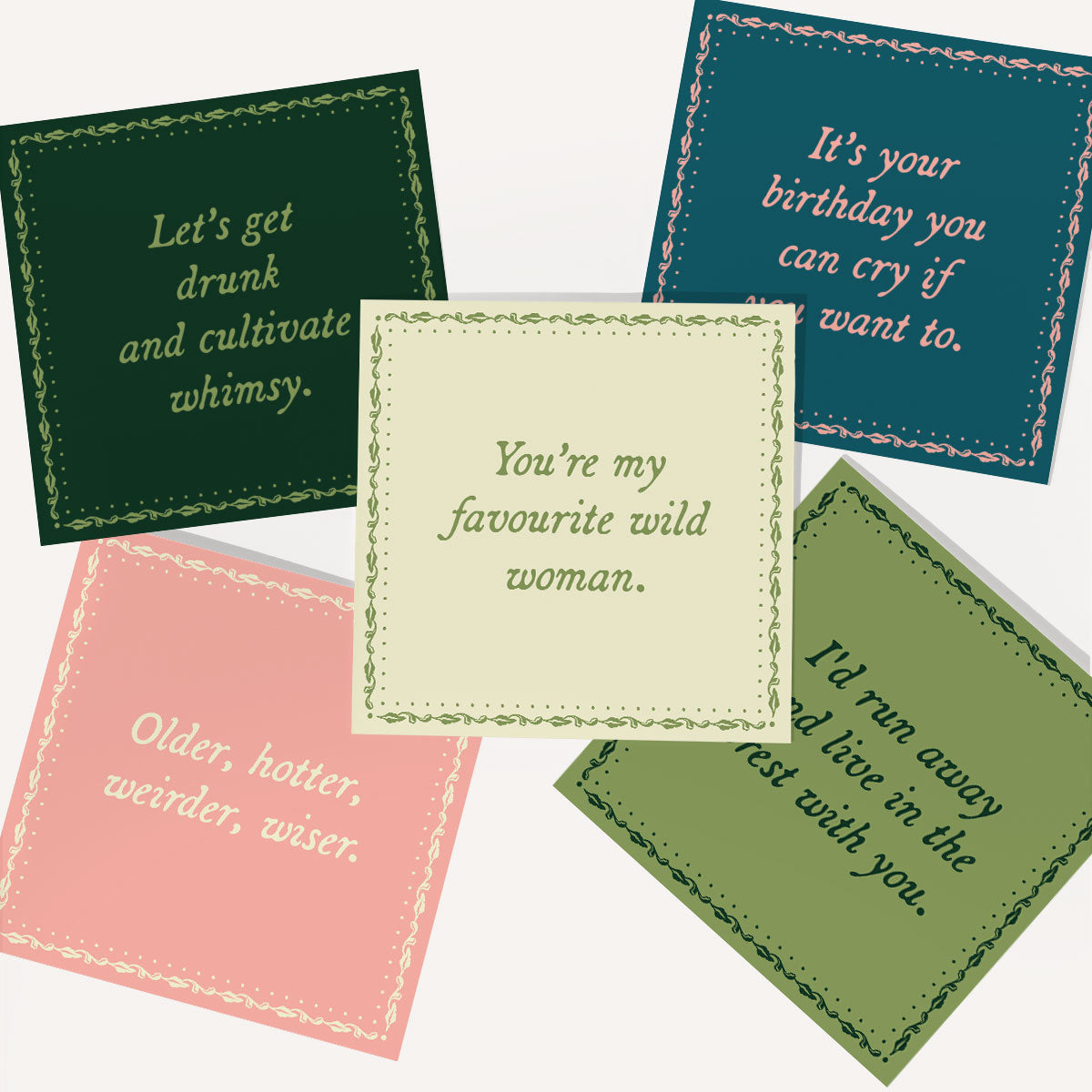 Wild Woman Greeting Cards (5 Pack)