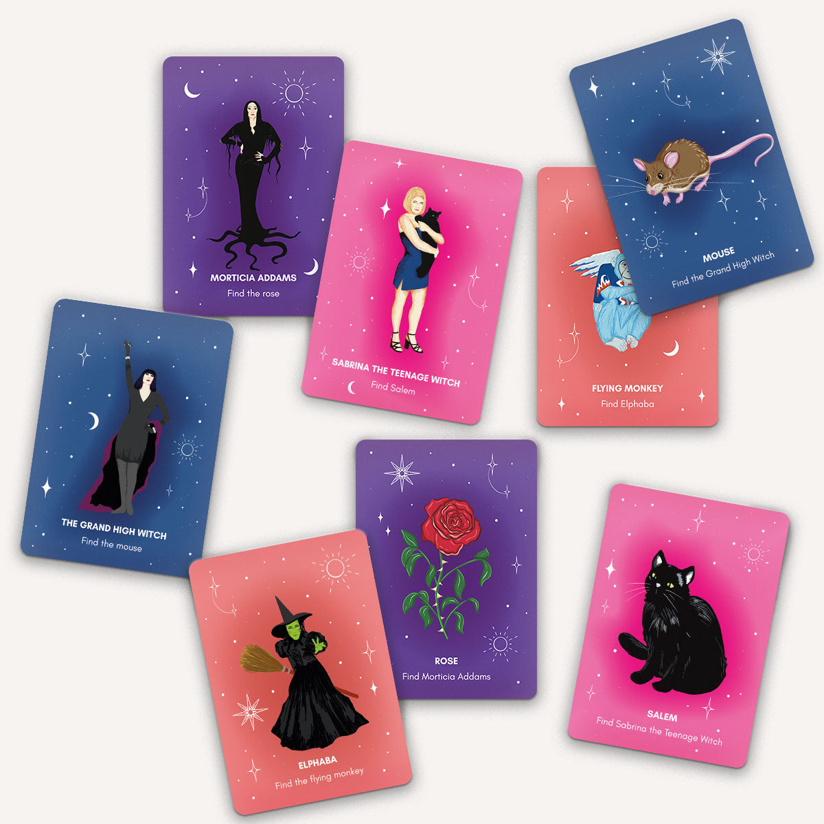 Witch Memory Card Game