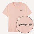 Woman Up Embroidery Detail T-Shirt
