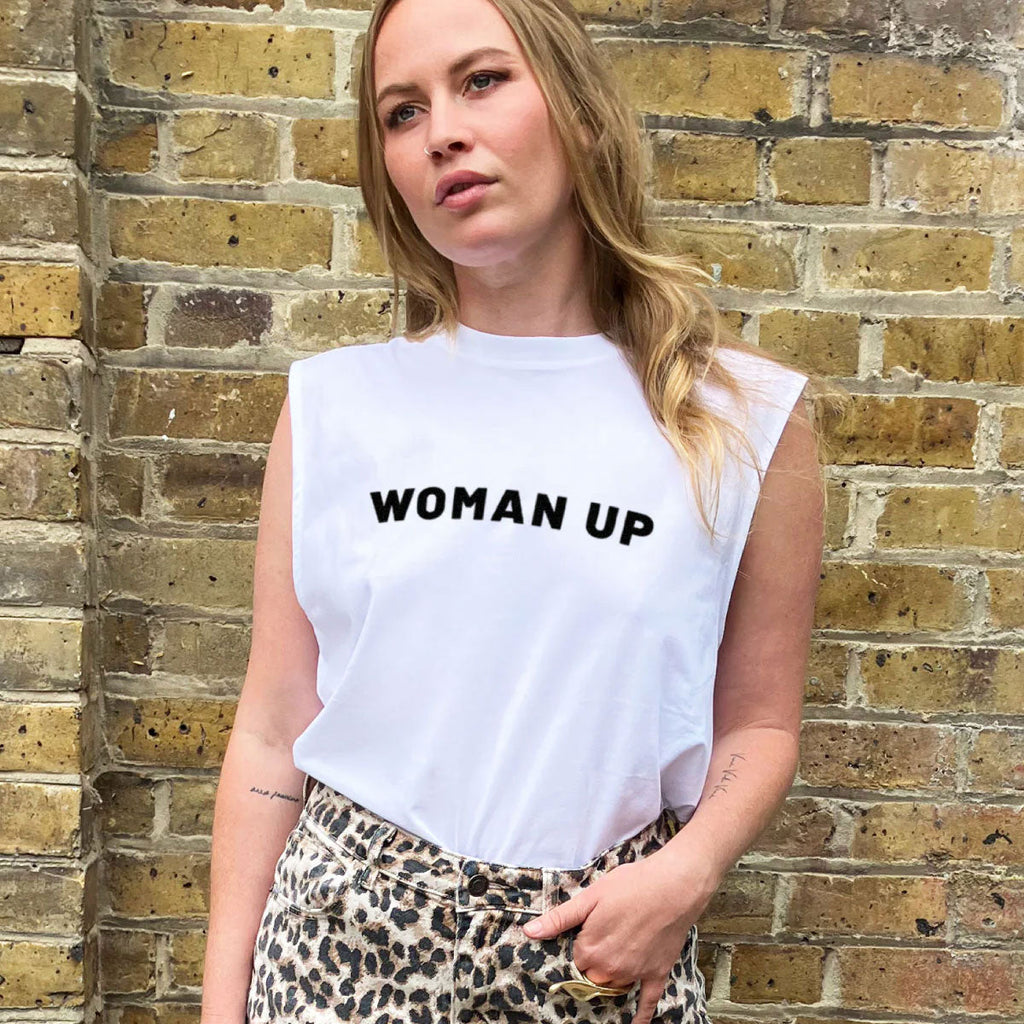 Woman Up Sleeveless T-Shirt