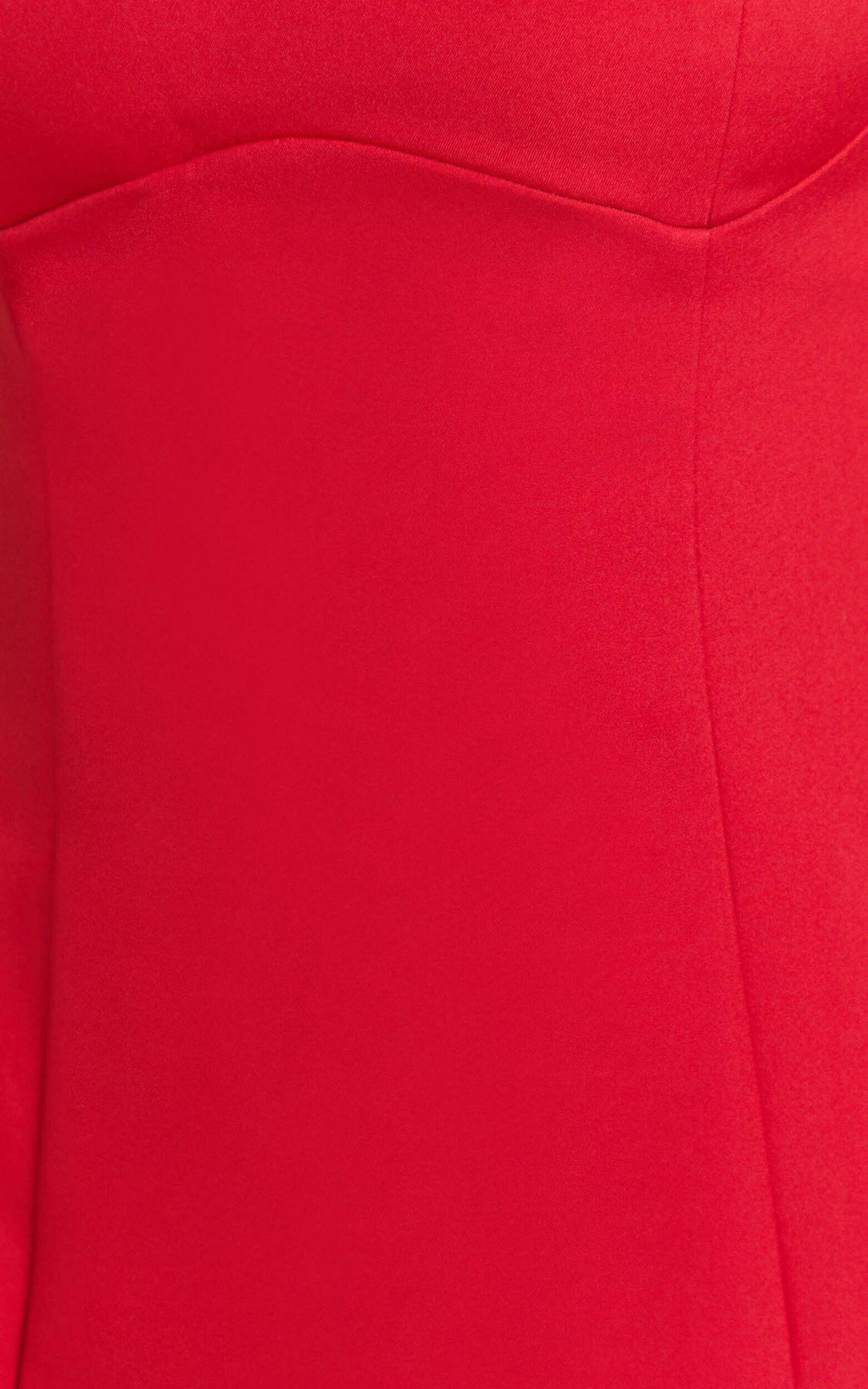 Aretha Mini Dress - Corset Panel Dress in Red