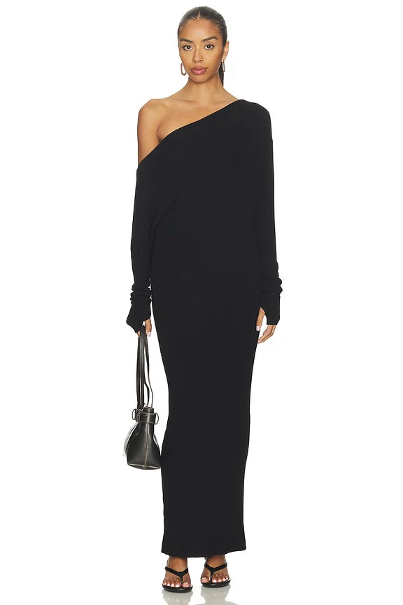 Knit Slouch Maxi Dress