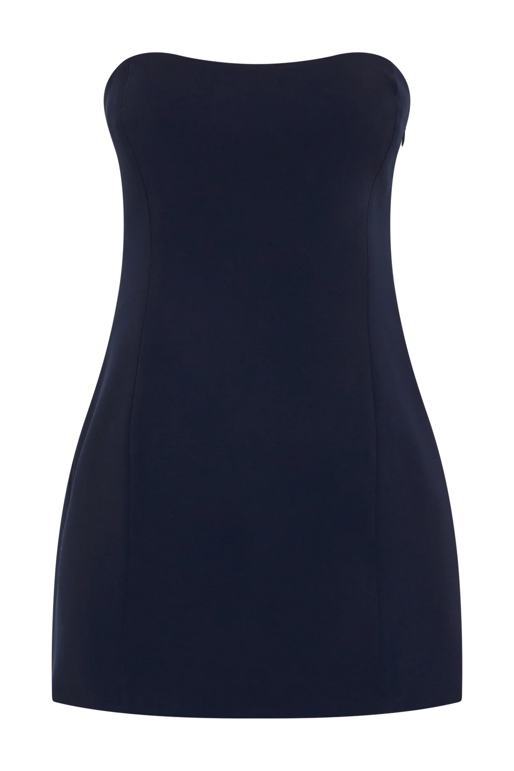 MESHKI Neeka Strapless Bow Back Mini Dress - Navy