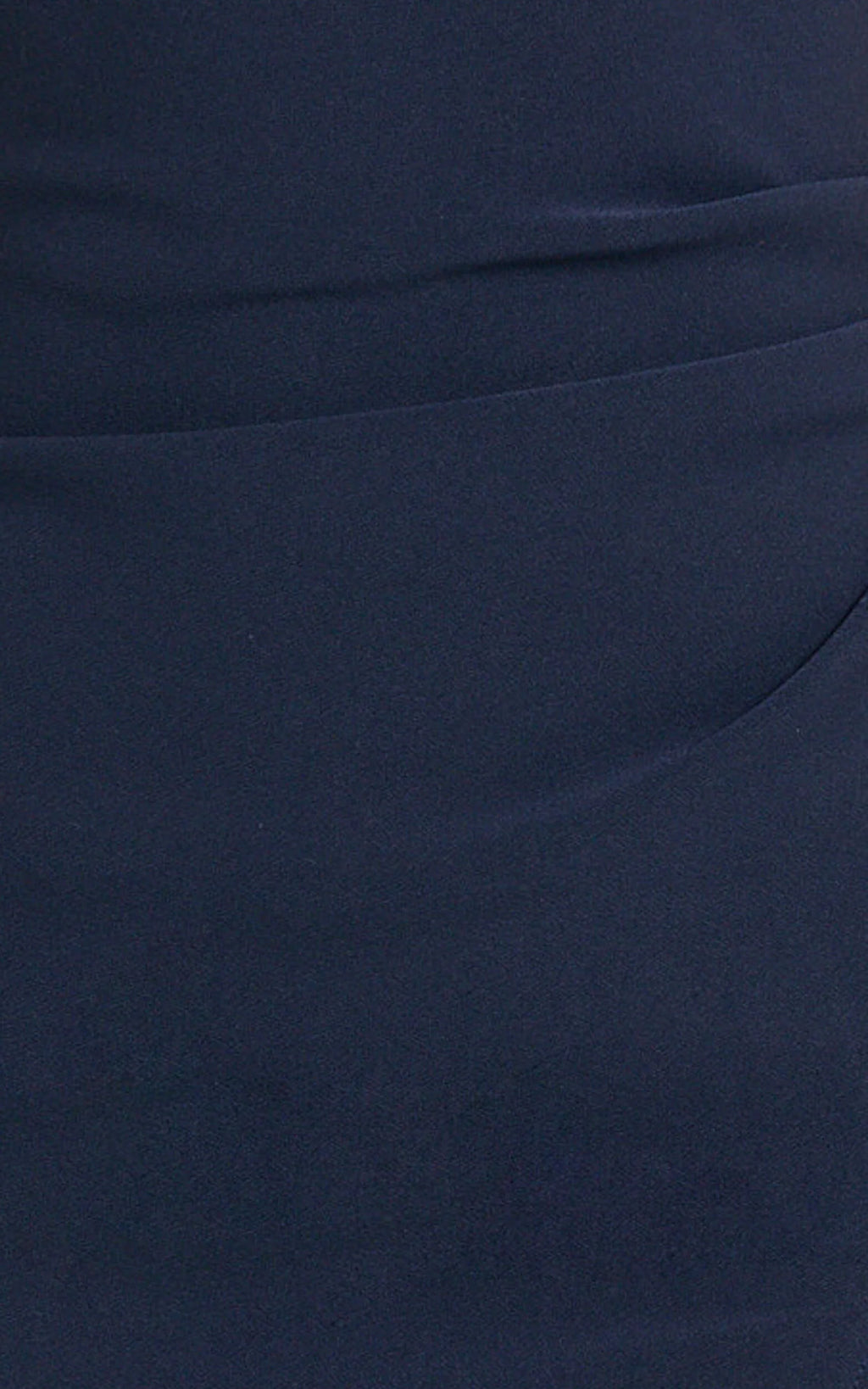 Thelma Maxi Dress - Square Neck Bodycon Dress in Navy