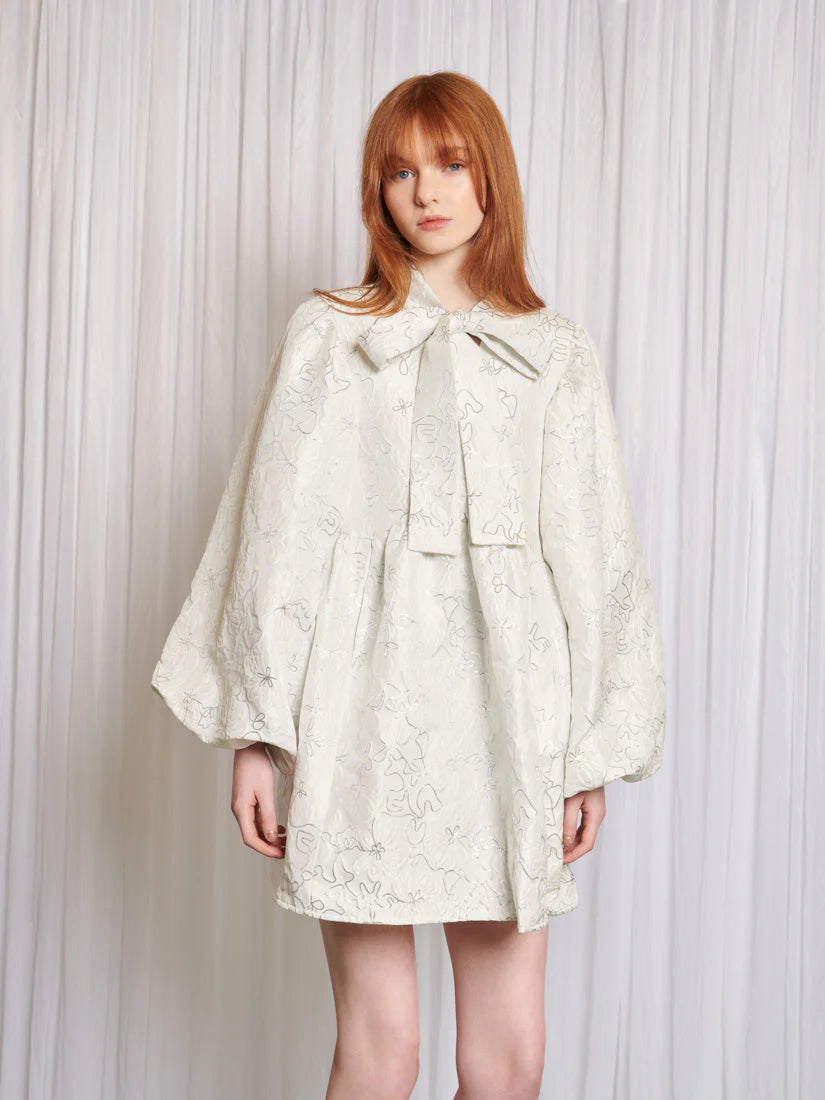 Snowfall Jacquard Mini Dress