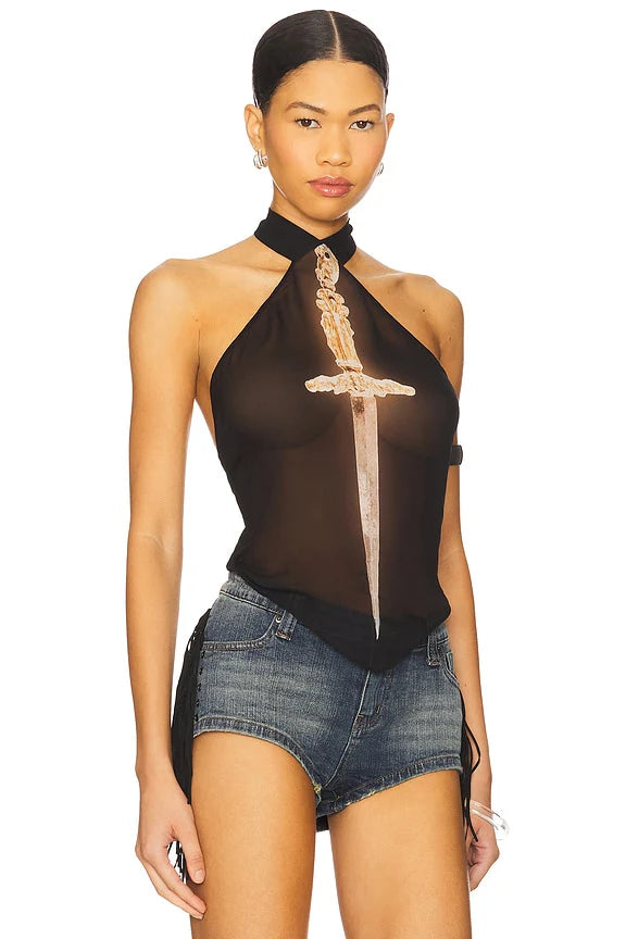 Dagger Diamond Top