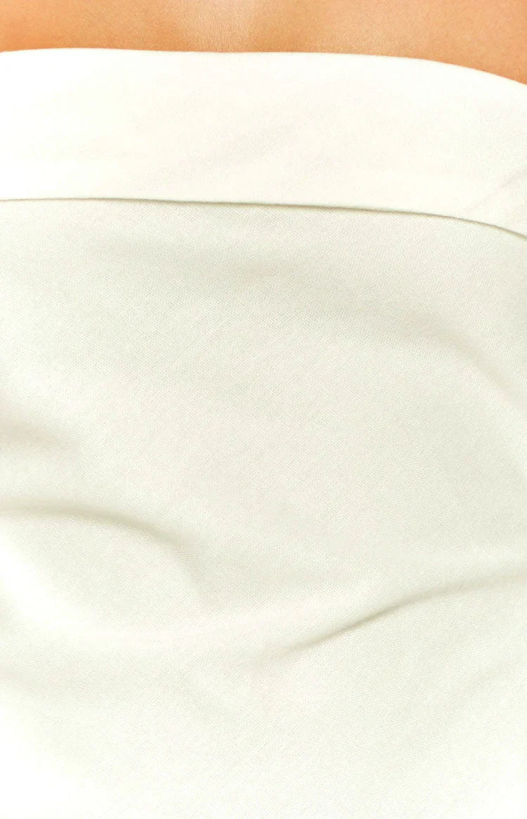 Summer Cream Midi Dress