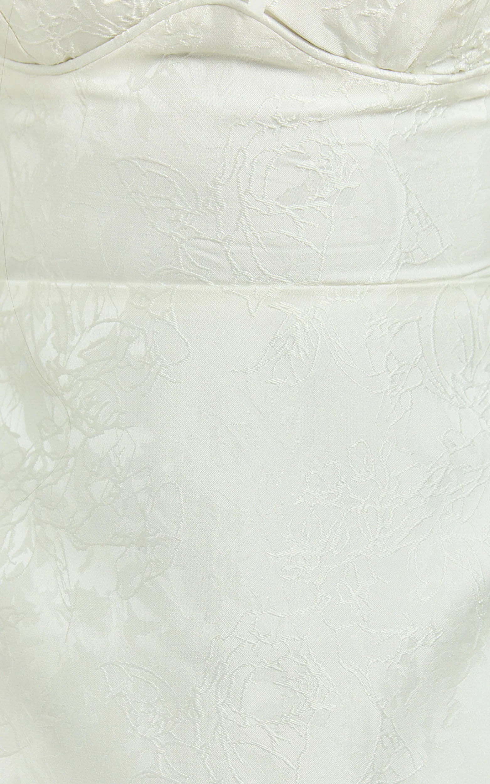 Mavic Mini Dress - Tie Detail Bust Dress in White