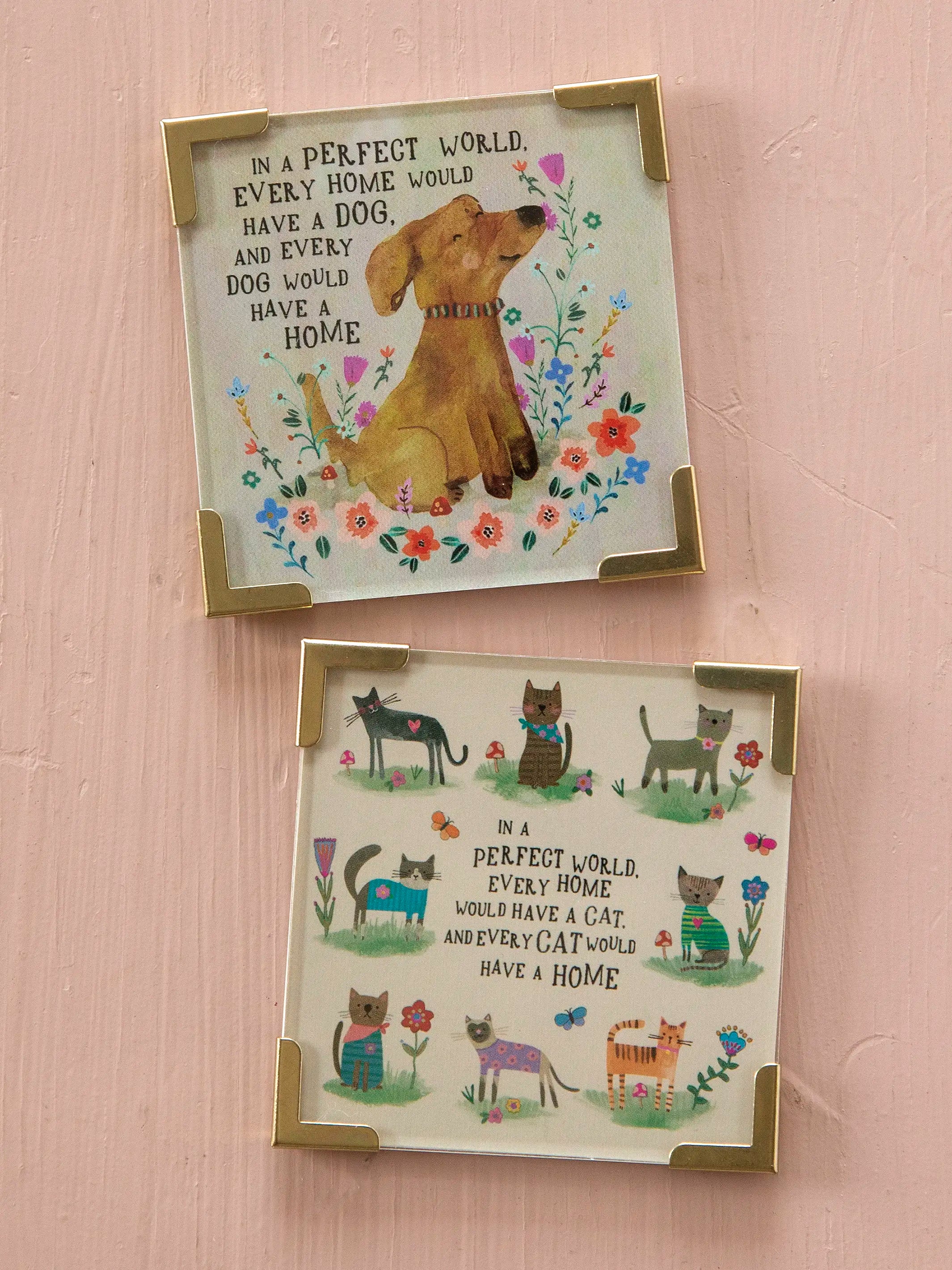 Corner Magnet Keepsake - Every Cat Has A Home