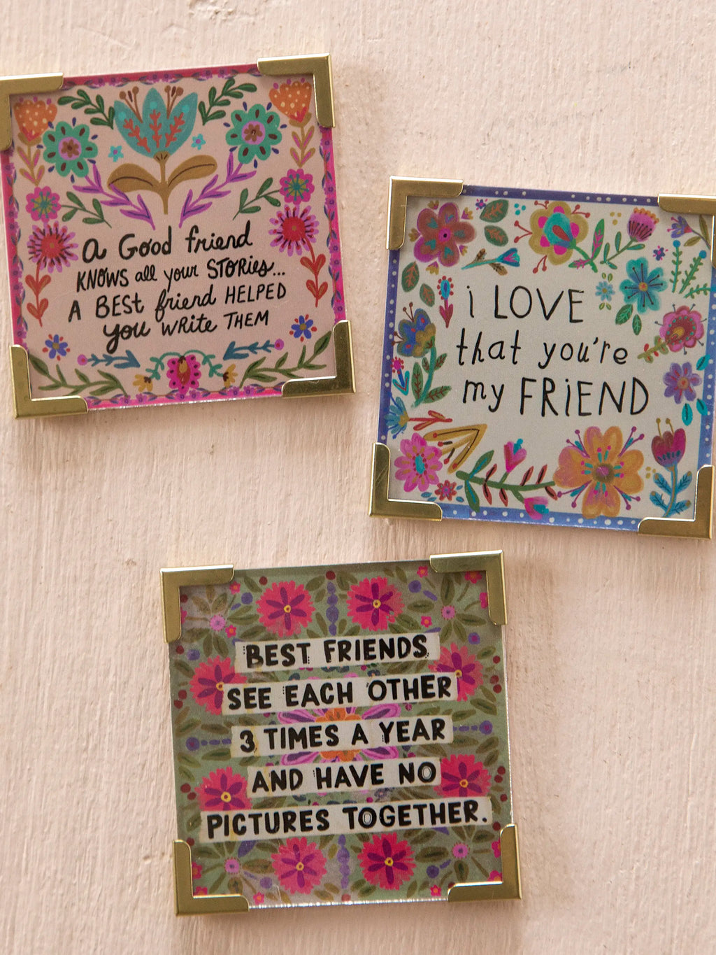 Corner Magnet Keepsake - Friend
