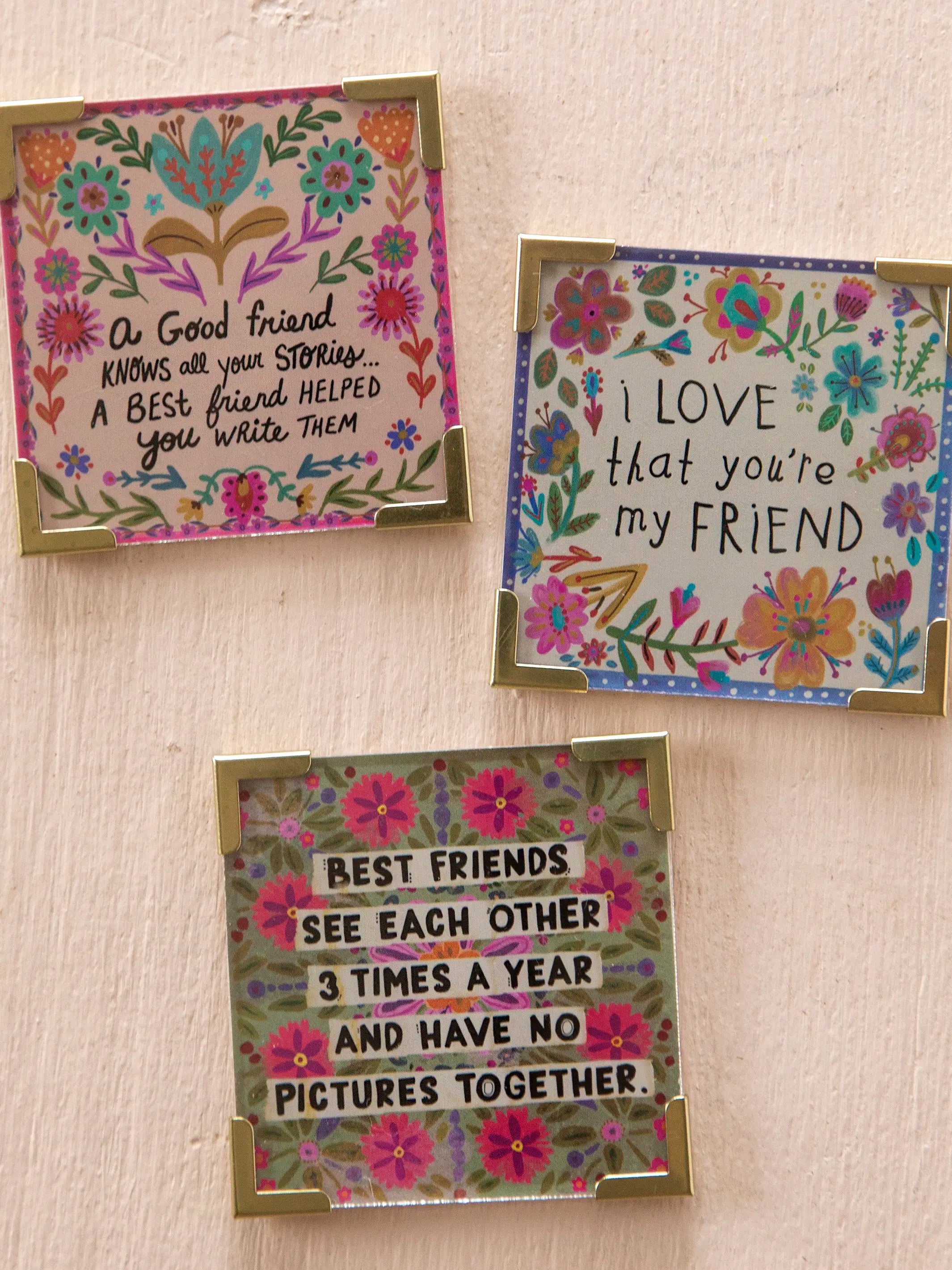 Corner Magnet Keepsake - Friend