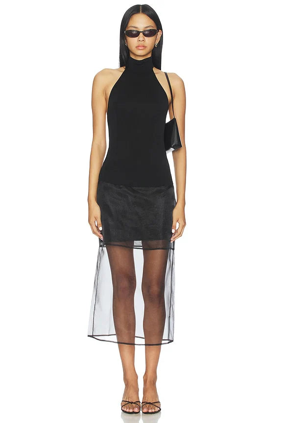 Claudette Halter Knit Top