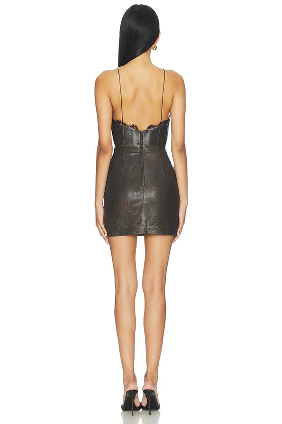 Bikini Leather Mini Dress
