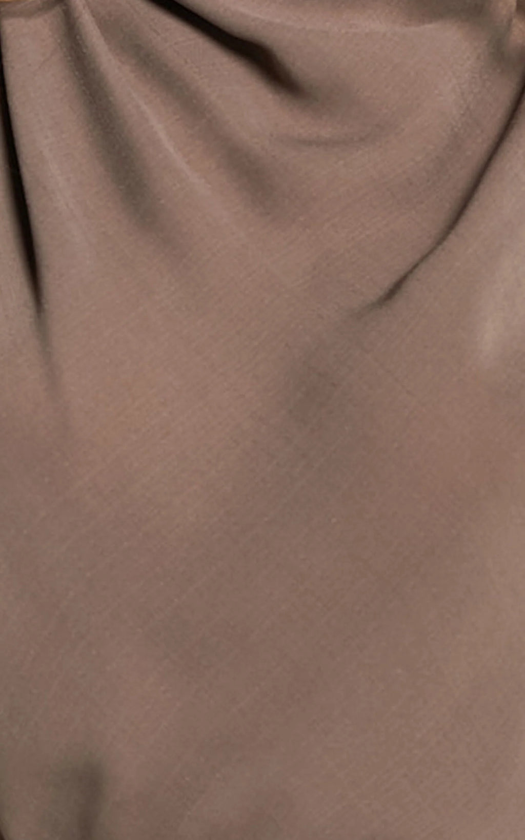 Arianae Top - High Neck Top in Mocha
