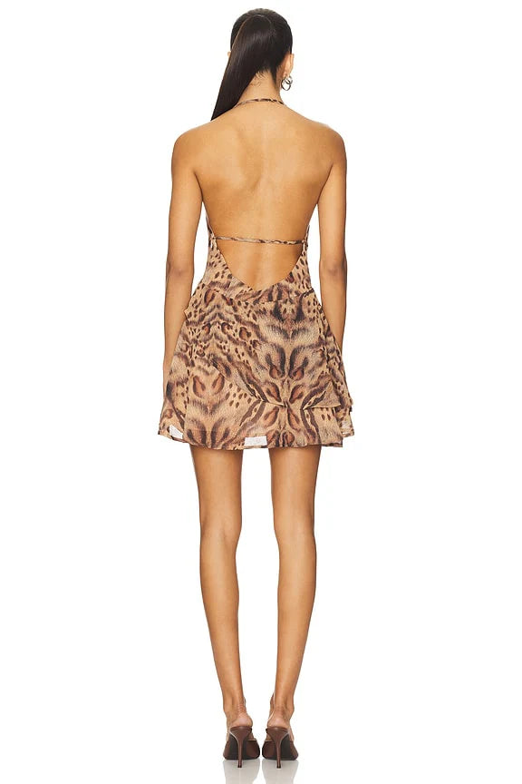 Imali Halter Mini Dress