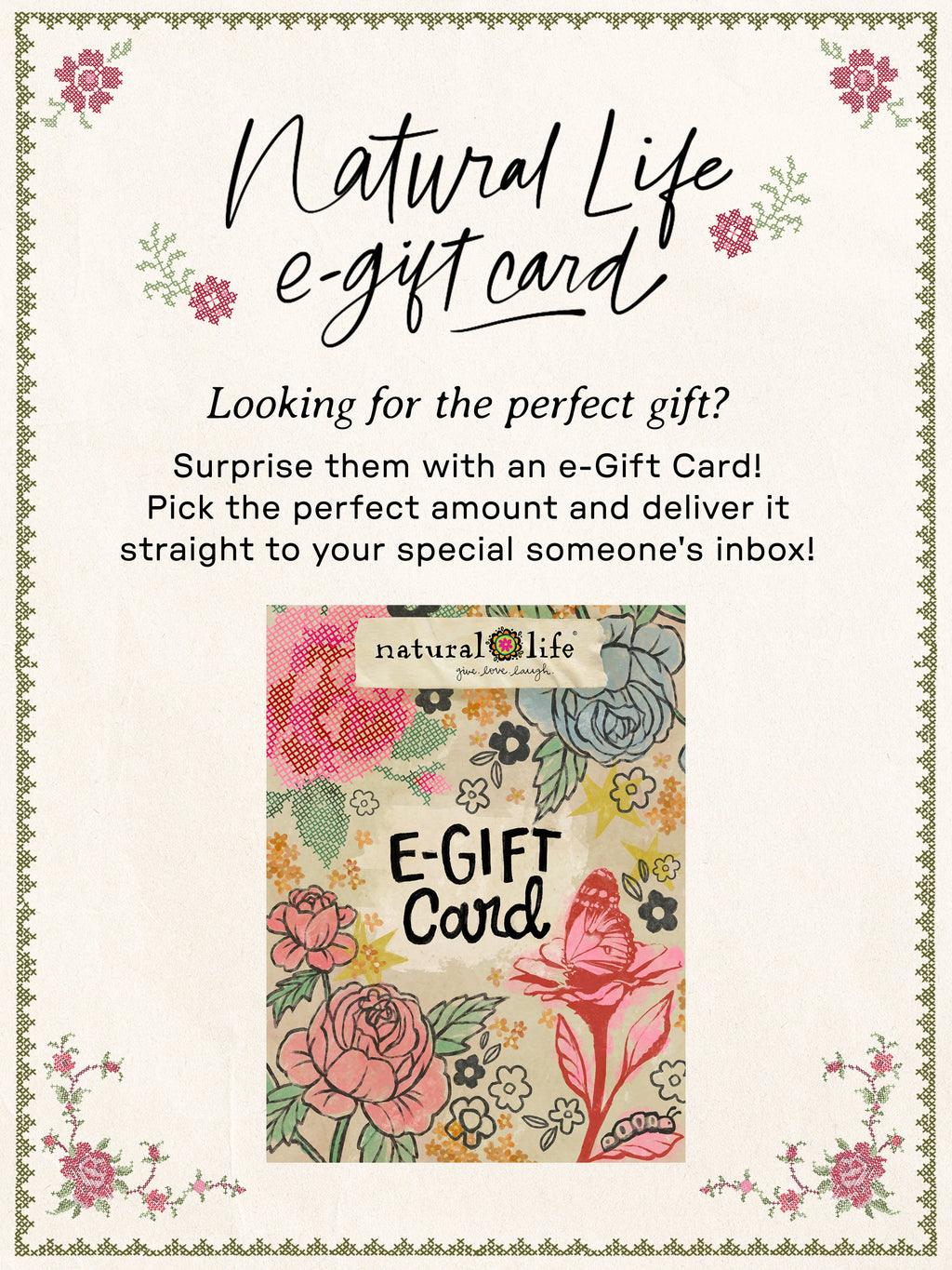 Natural Life E-Gift Card