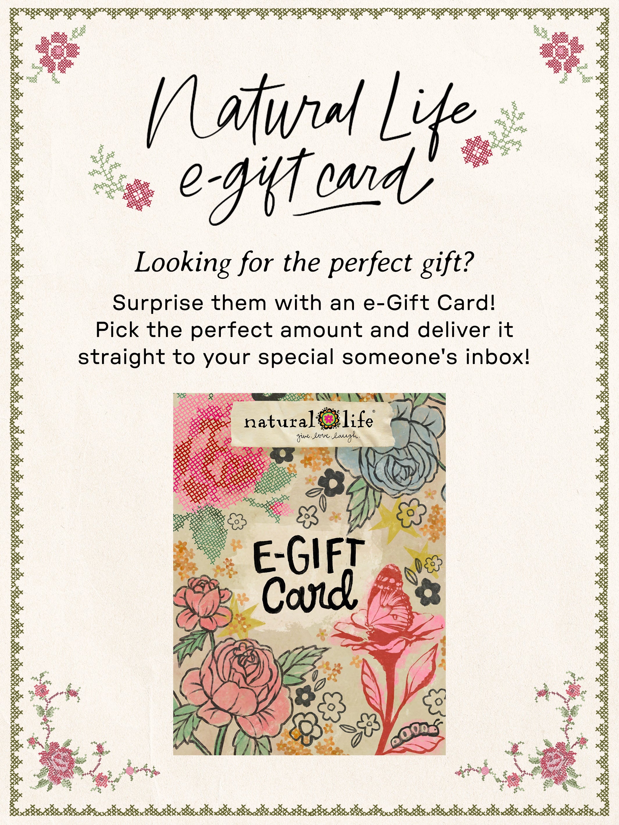 Natural Life E-Gift Card