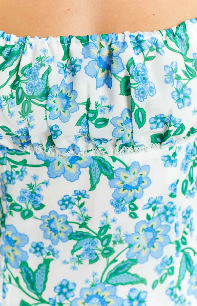 Isabel White Floral Mini Dress