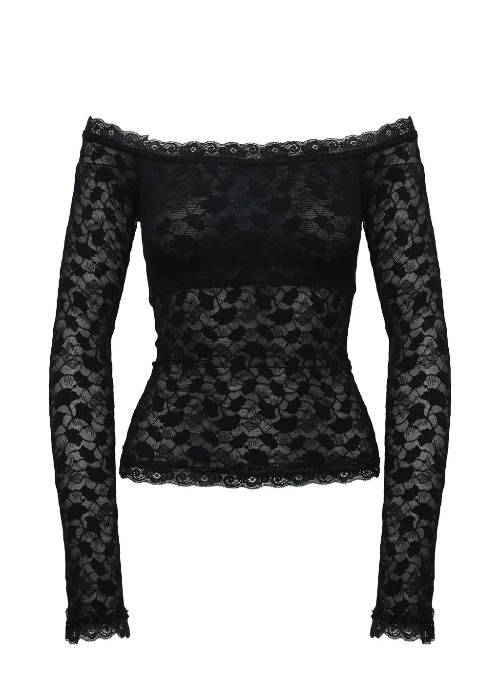 Mochapella Off The Shoulder Top Black