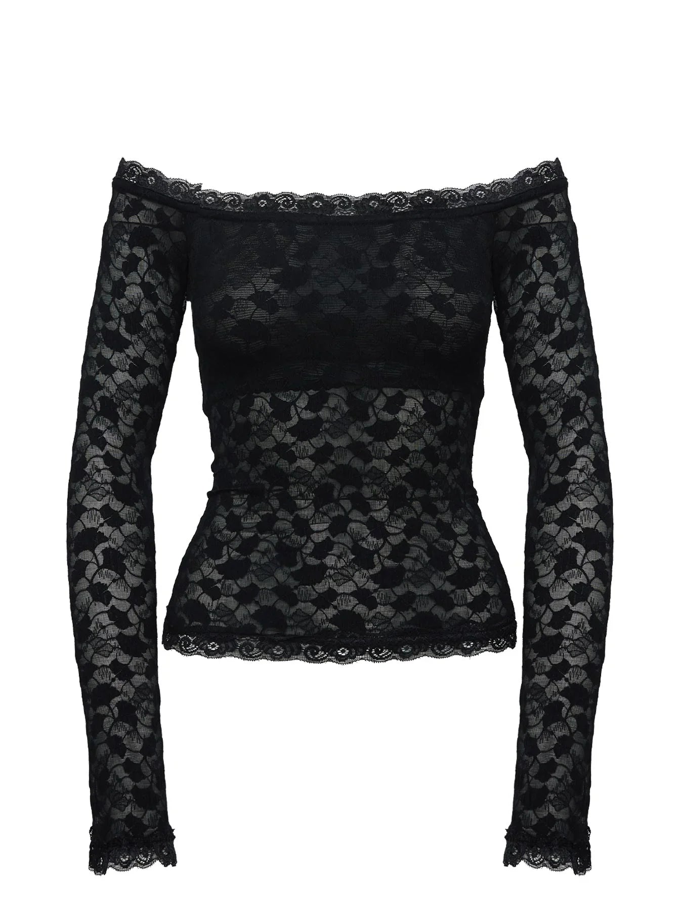 Mochapella Off The Shoulder Top Black