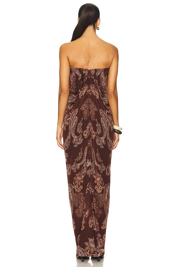 Off Shoulder Maxi Dress