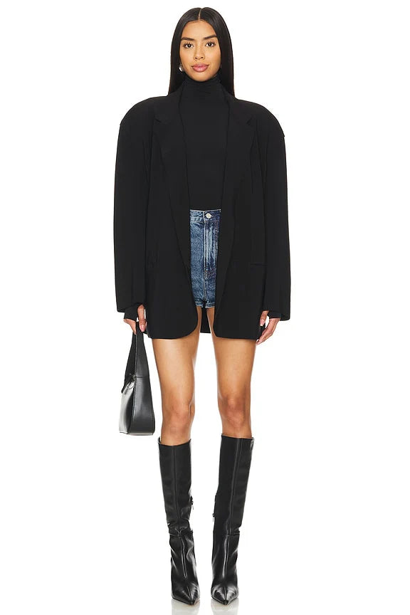 Slim Fit Long Sleeve Turtleneck Top