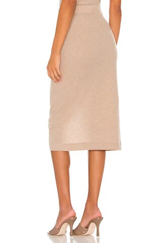 Cashmere Midi Skirt