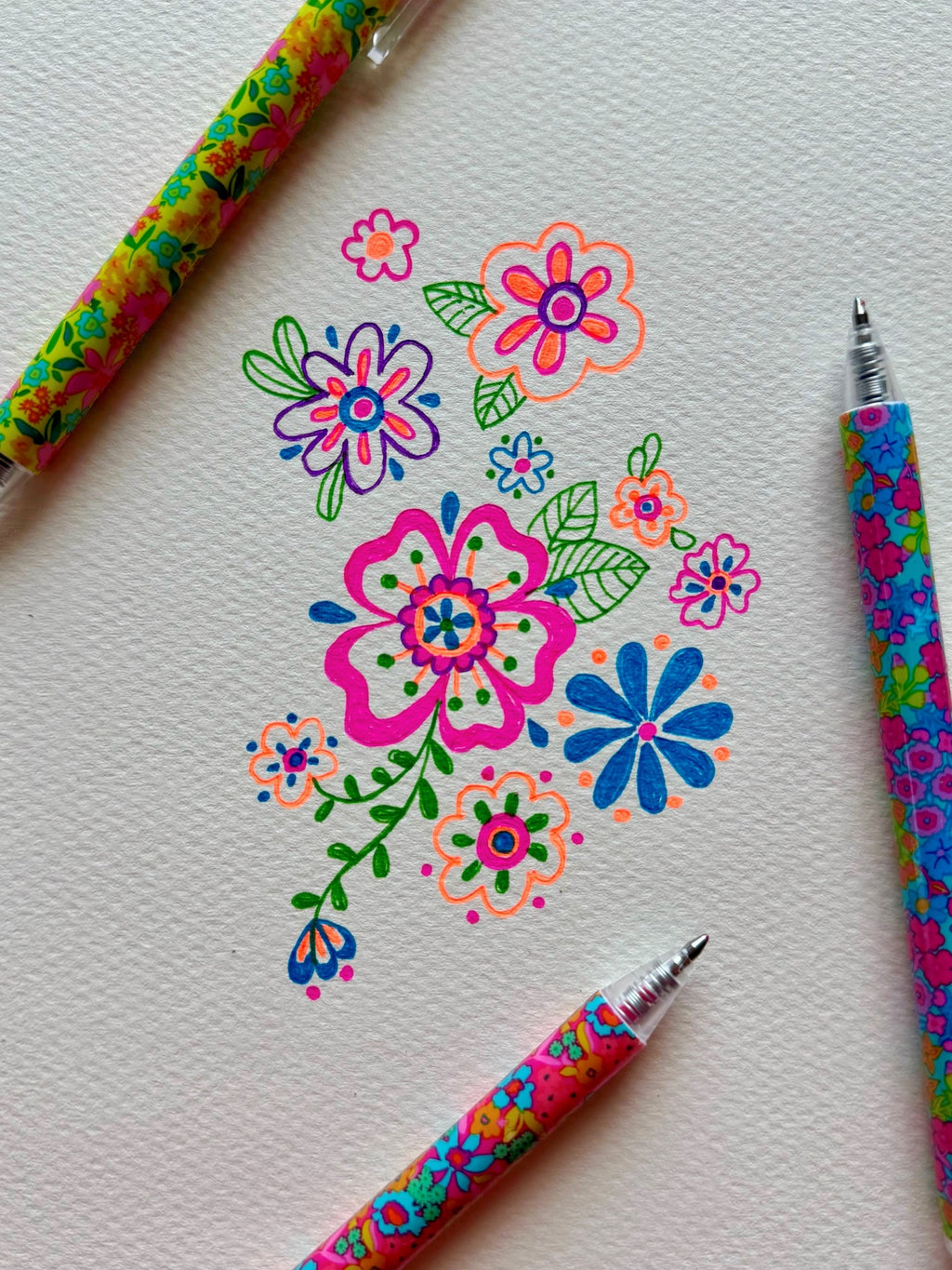 Best Gel Pens Ever, Set of 6 - Multicolored Ink